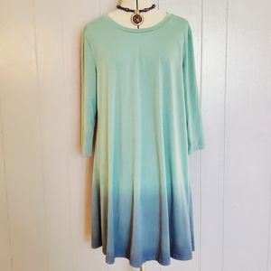Earthbound Trading Dipped Dye Dress